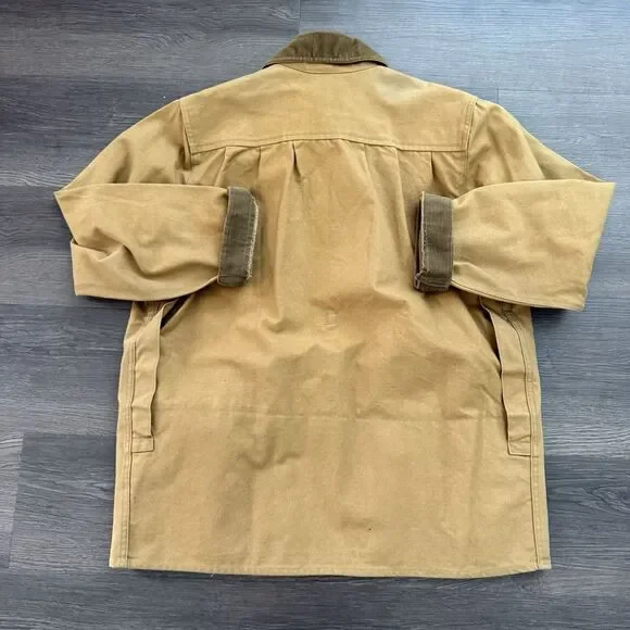 VTG 40s Duxbak Jacket Canvas Waterproof HuntingRainproof 44 Utica MINT